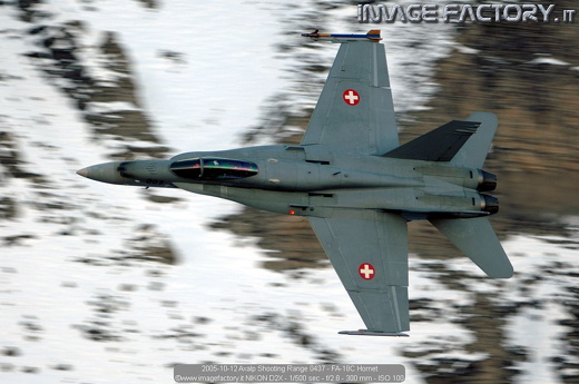 2005-10-12 Axalp Shooting Range 0437 - FA-18C Hornet
